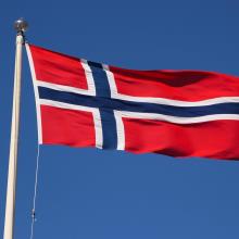 Bilde av norsk flagg