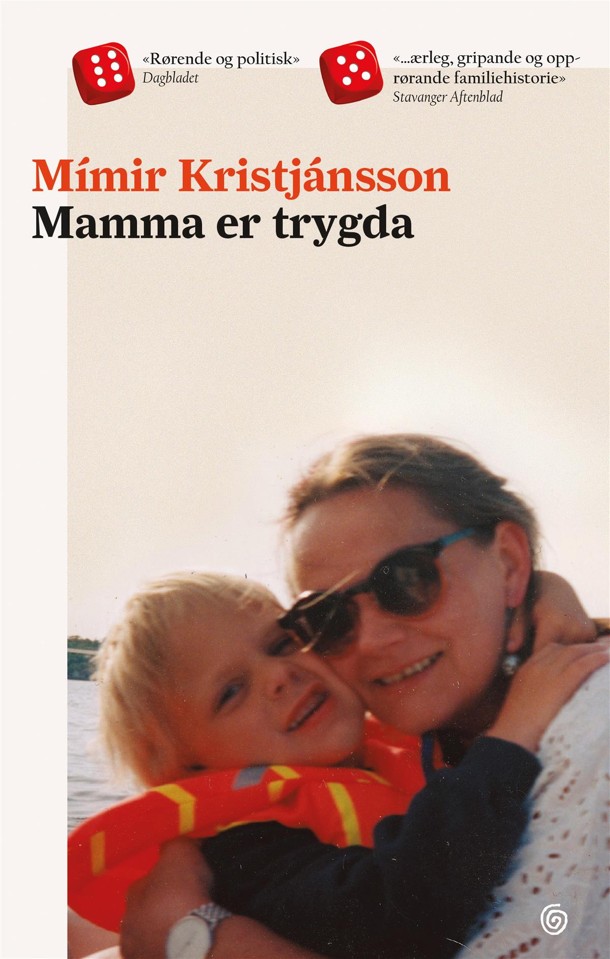 Bokomslag: "Mamma er trygda". Foto - Klikk for stort bilete