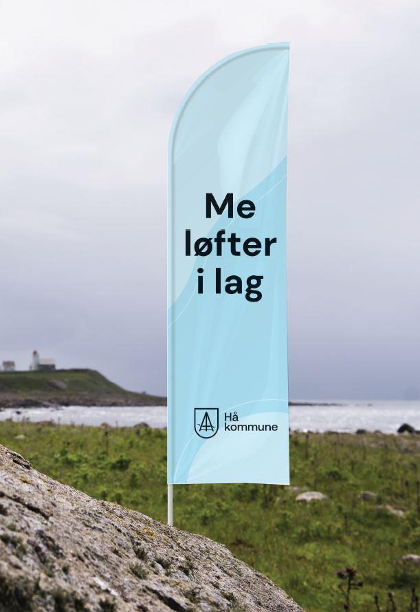 Eksempel på beachflag - Klikk for stort bilete