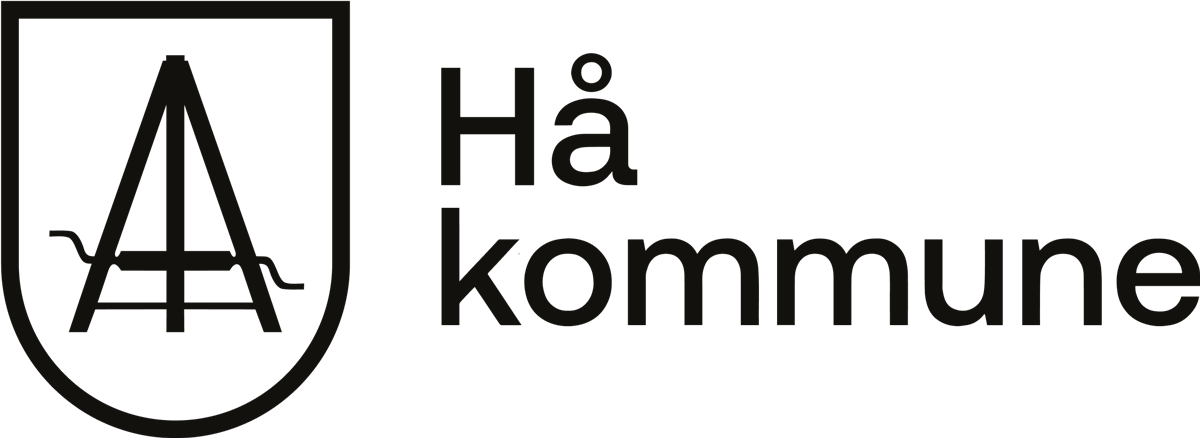 Hå kommune sin logo med outline - Klikk for stort bilete